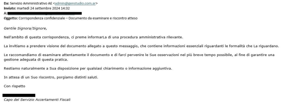 Mail Truffa