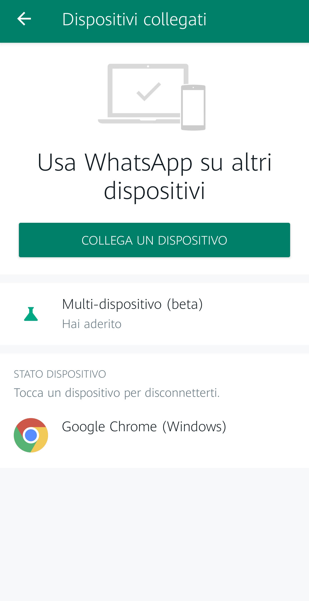 Come disconnettere WhatsApp Web