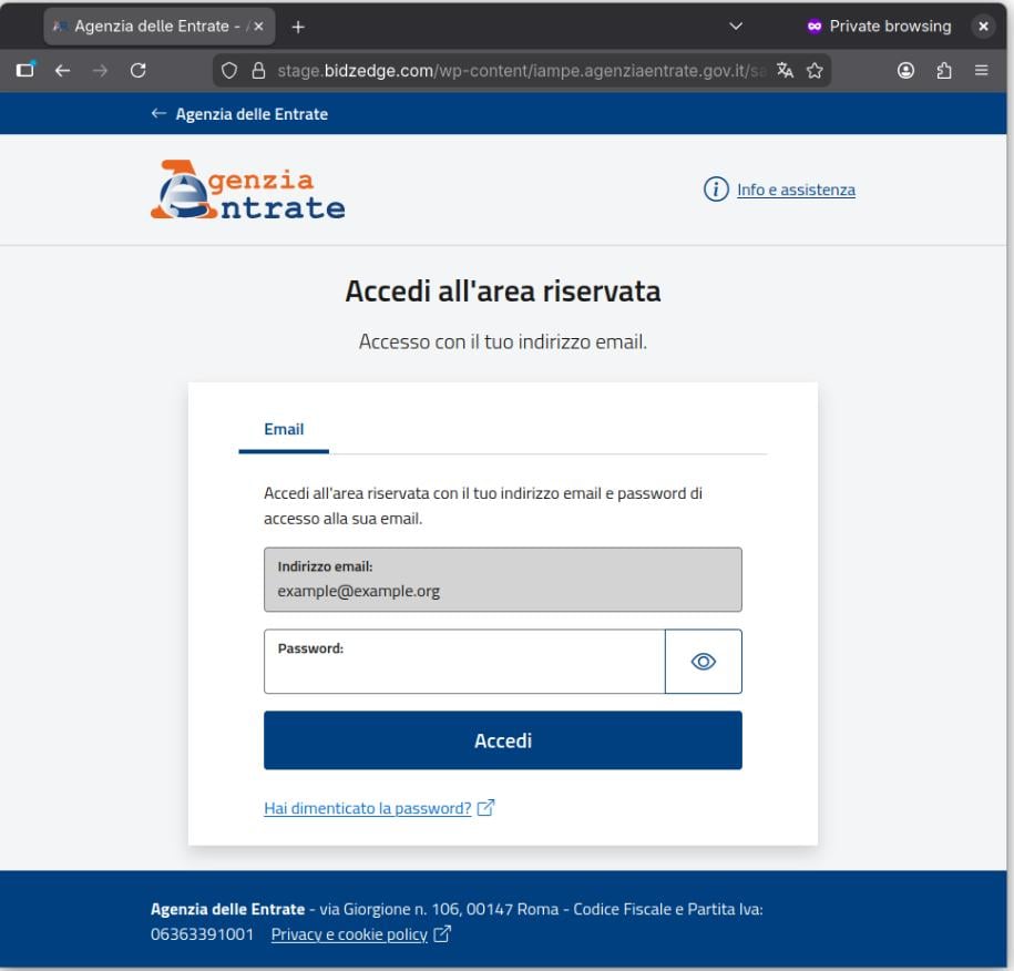 Esempio mail phishing