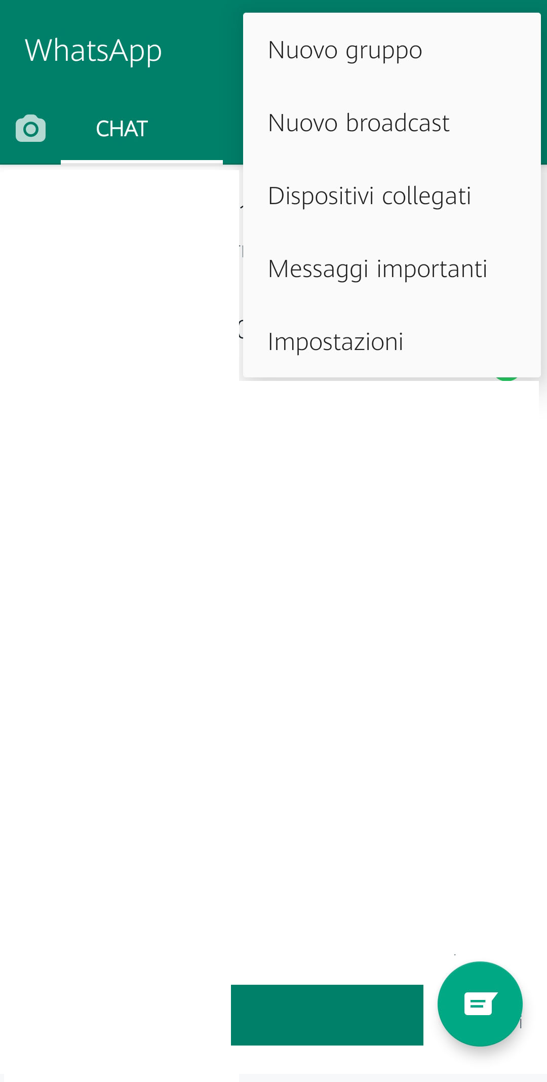 Come cancellarsi da WhatsApp
