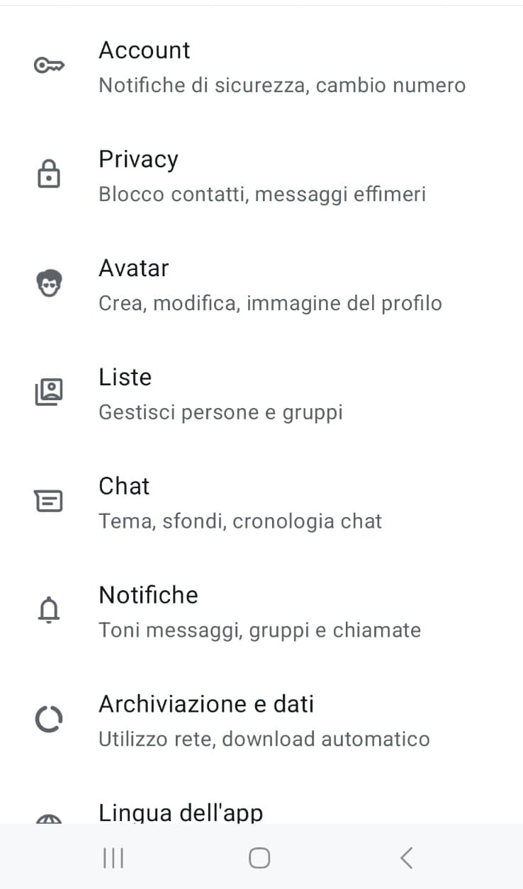 Cambiare numero WhatsApp