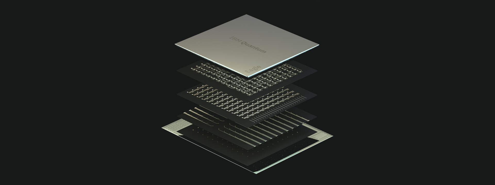 Quantum computing chip Eagle Ibm