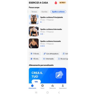 Esercizi a casa