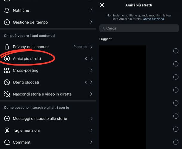 Amici più stretti
