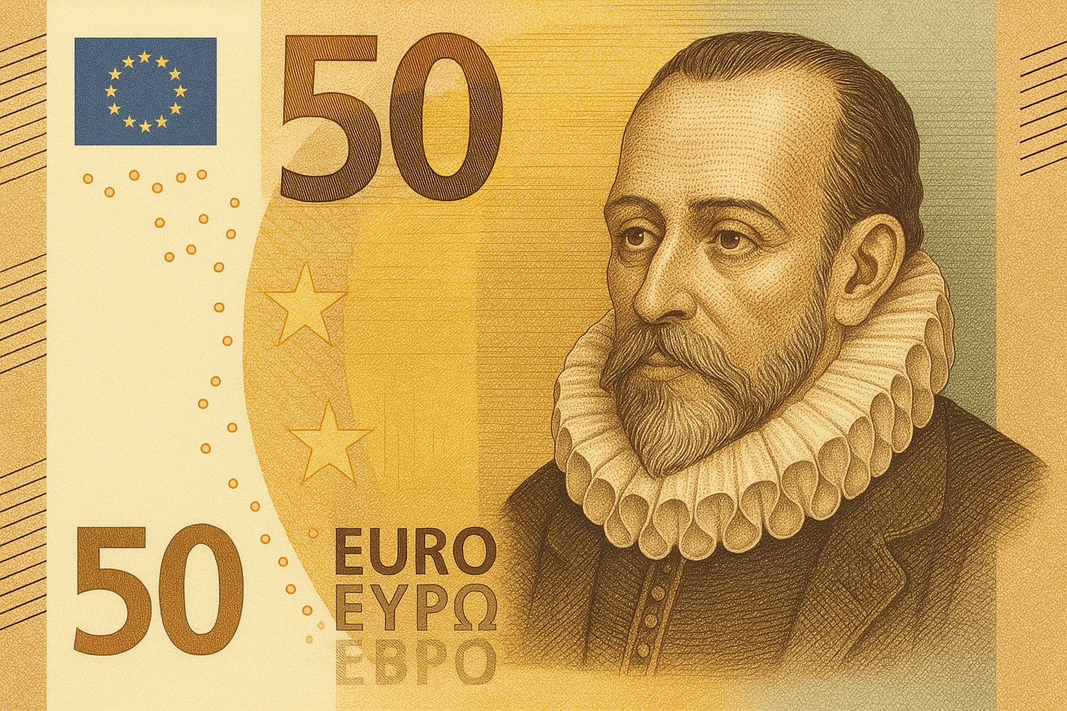 Nuova banconota da 50 euro tema «cultura europea»