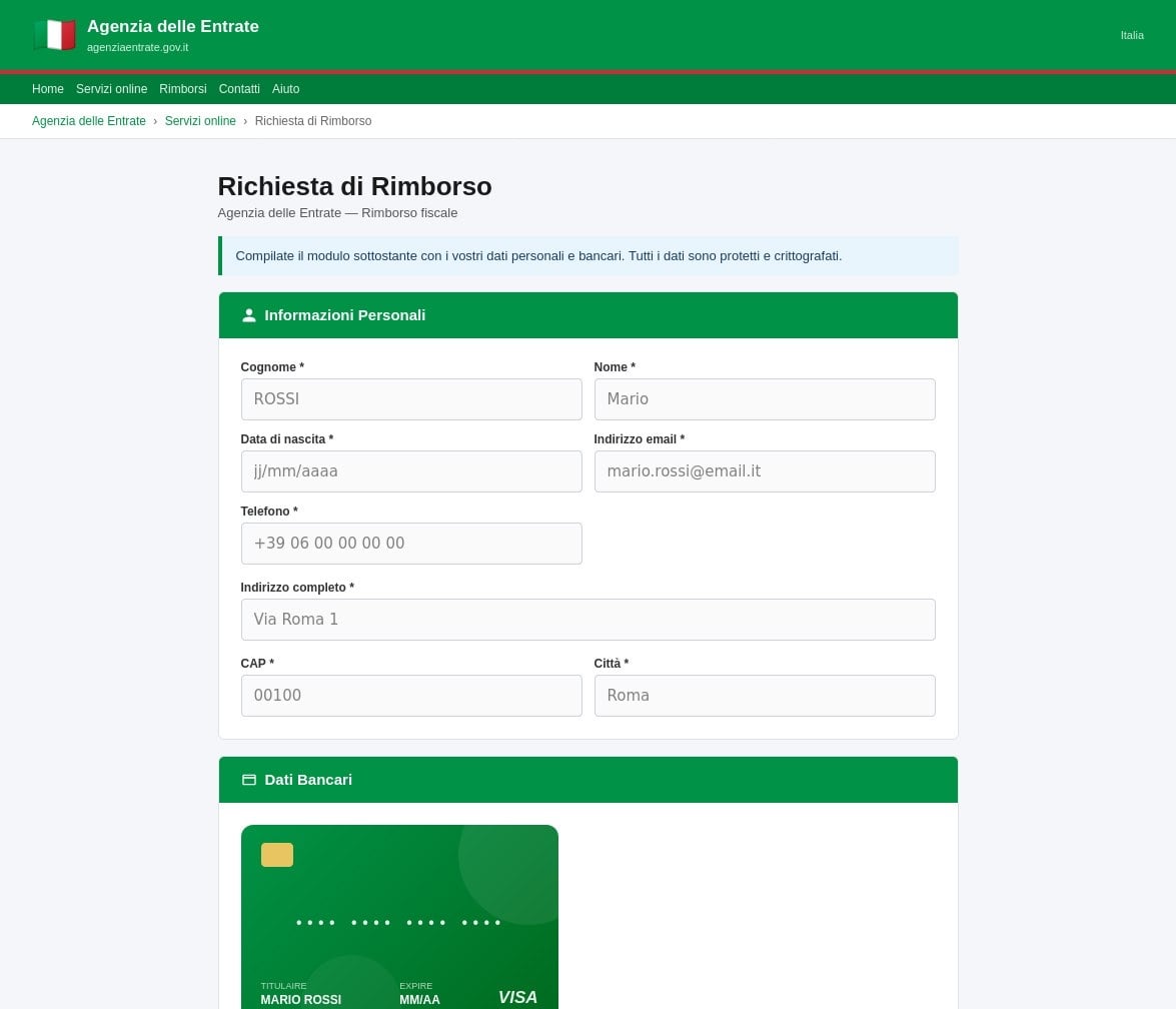 Allarme phishing