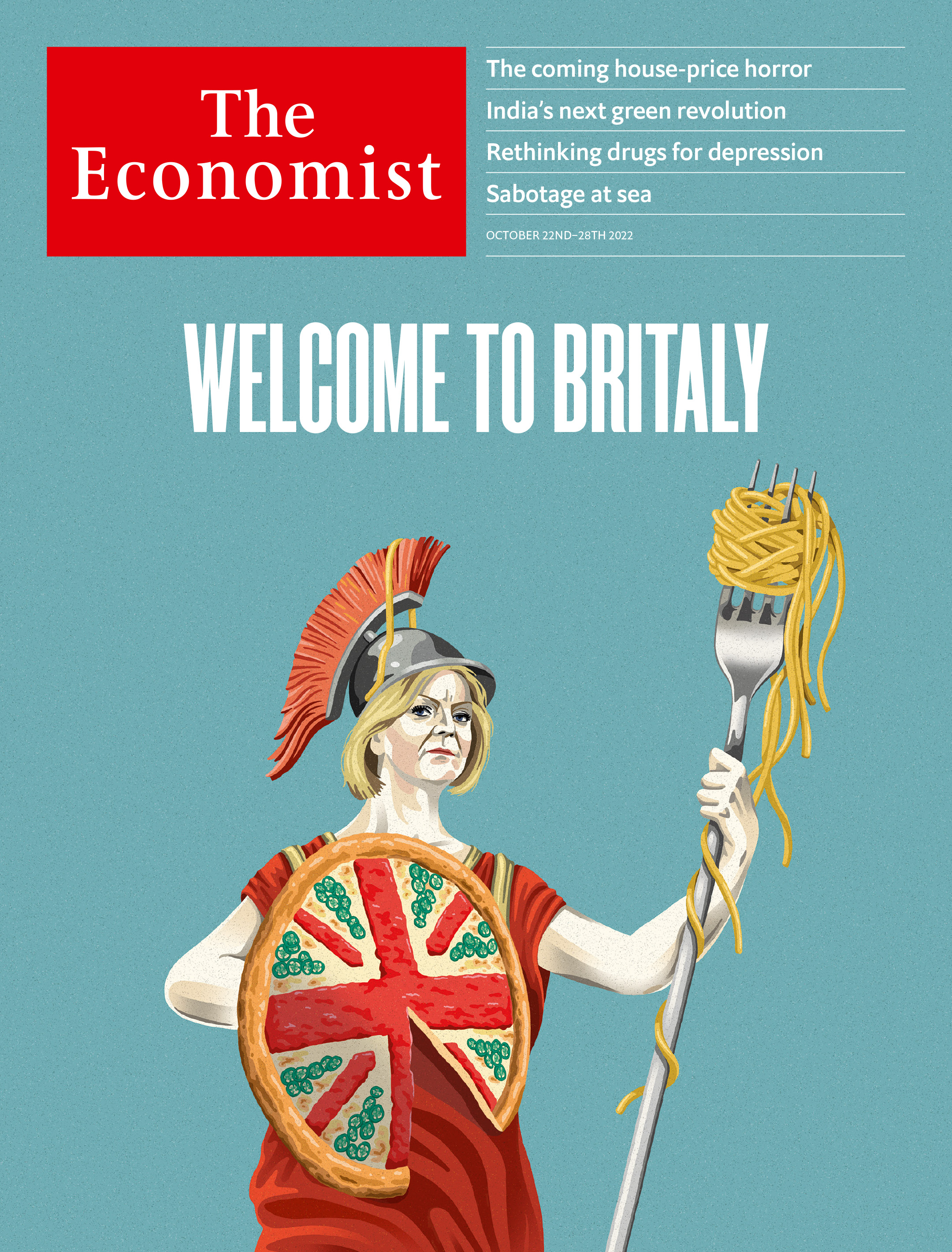 La copertina dell'ultimo numero del settimanale The Economist