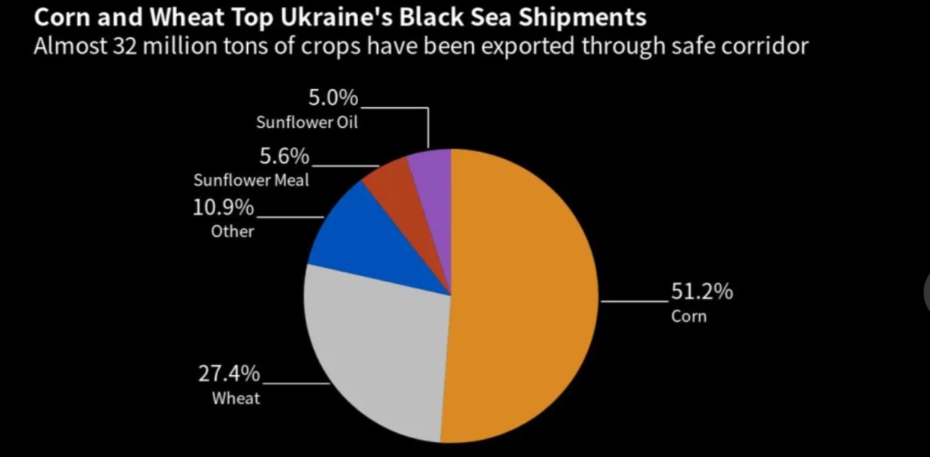 Materie prime dall'Ucraina con corridoio di sicurezza