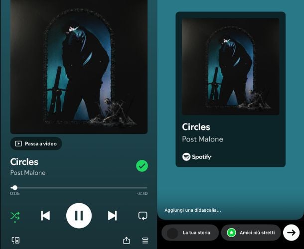 Collegamento Spotify