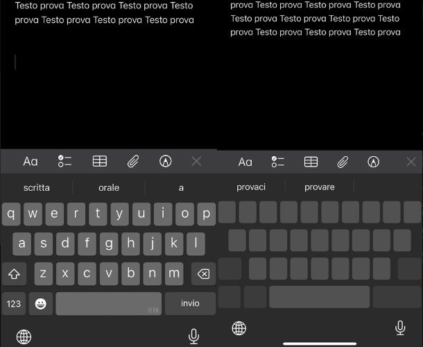 Come trasformare la tastiera in trackpad