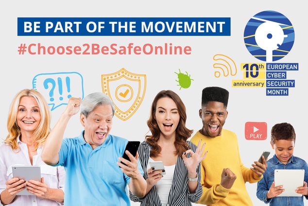 “Think before U click - I choose to be safe online”