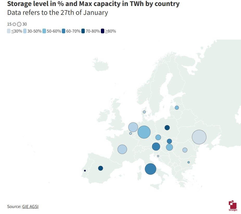 Mappa riserve gas