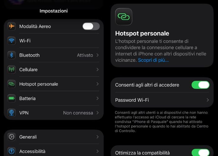 Hotspot personale