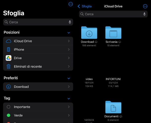 Sincronizzare file e documenti