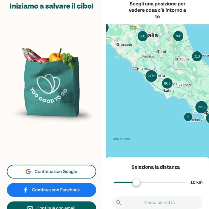 Too Good To Go, modalità accesso