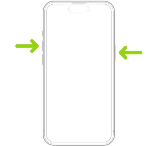 Screenshot su iPhone con Face ID