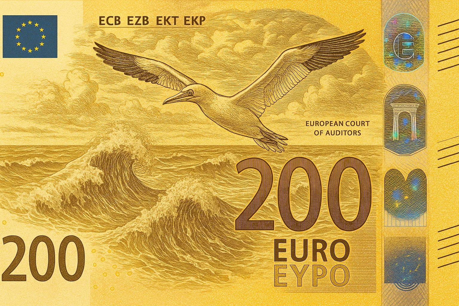 Banconota da 200 euro: sula bassana