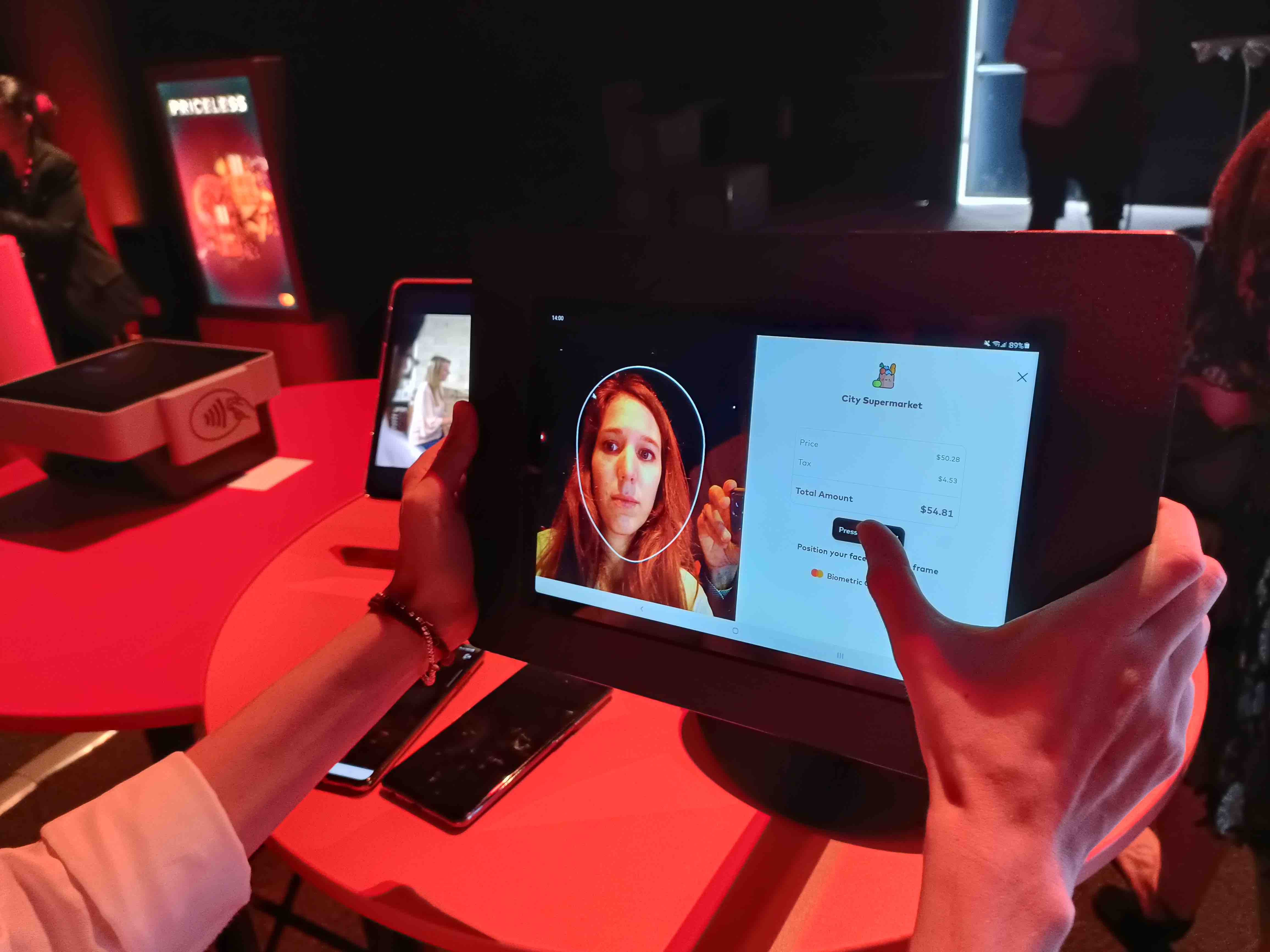 Mastercard checkout biometrico