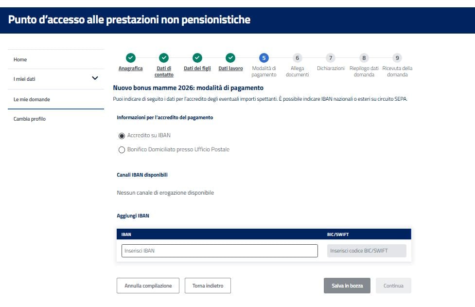 Nuovo Bonus Mamme 2026.