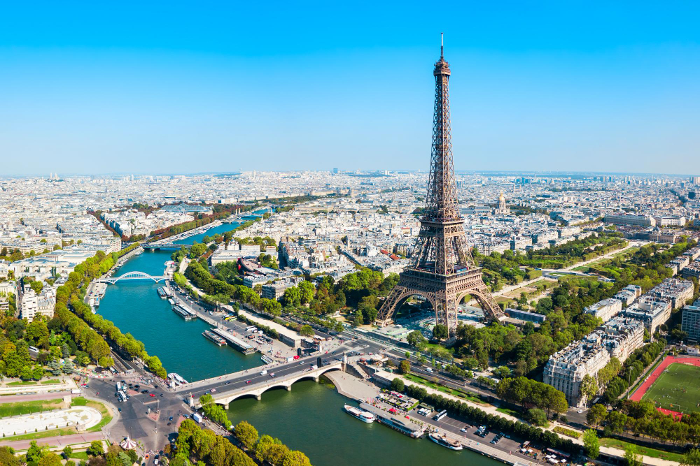 Vista su Parigi, Francia