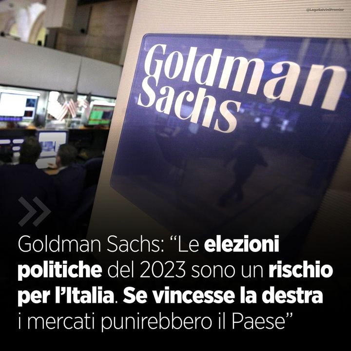 L'avvertimento contenuto nel report di Goldman Sachs sui debiti sovrani