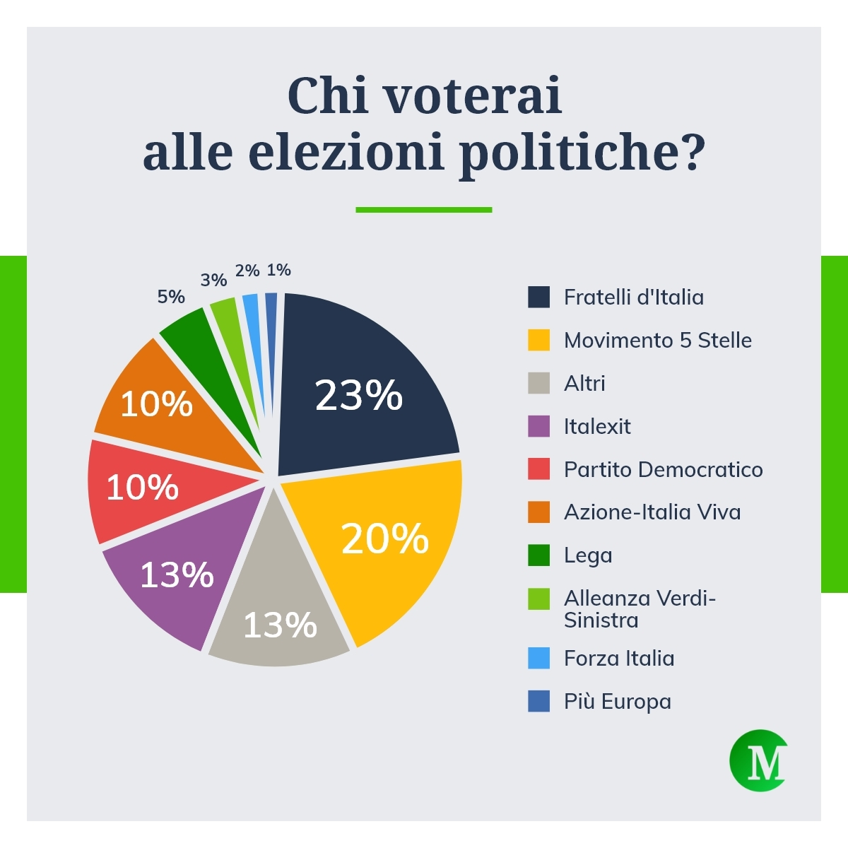 Chi voterai alle elezioni politiche?
