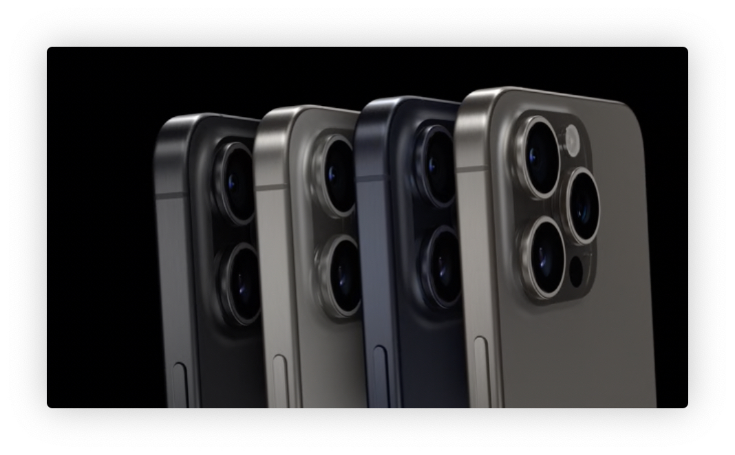 I 4 colori dell'iPhone 15 Pro