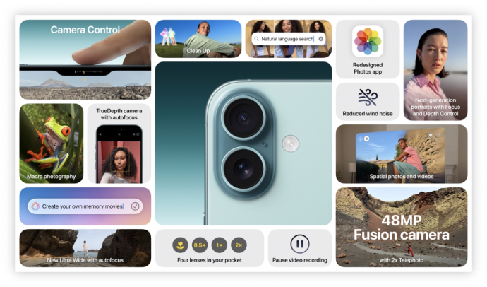I nuovi iPhone 16