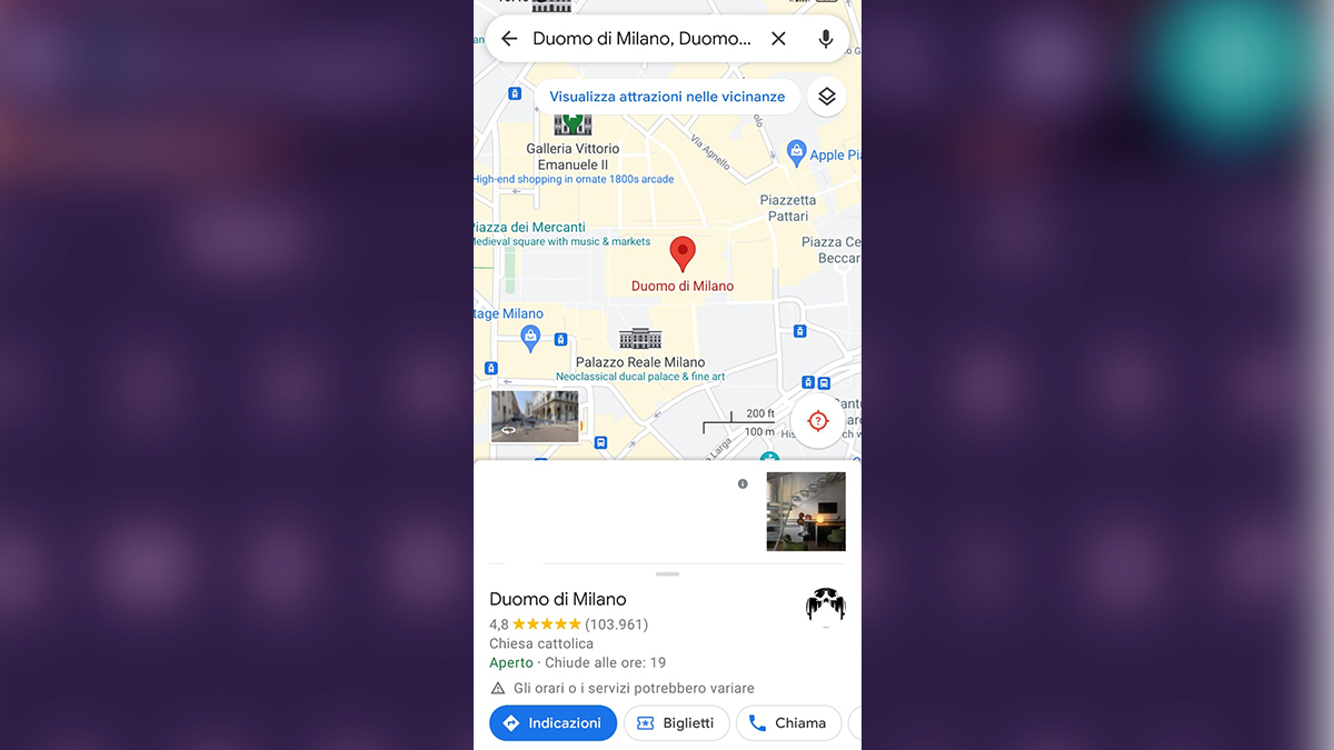 Google Maps: la navigazione Google Maps: la navigazione