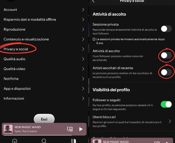 Attività Amici da smartphone