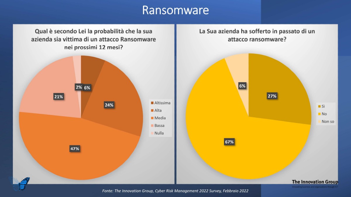Un estratto della survey di TIG