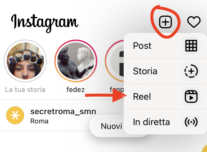 Come fare Reel Instagram