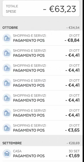 Postepay, soldi in meno sulla carta