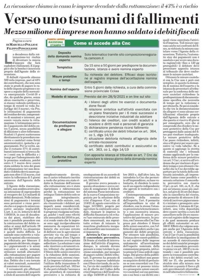 Edizione di ItaliaOggi del 10 marzo 2022