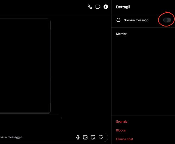 Come disattivare l'opzione visualizzato