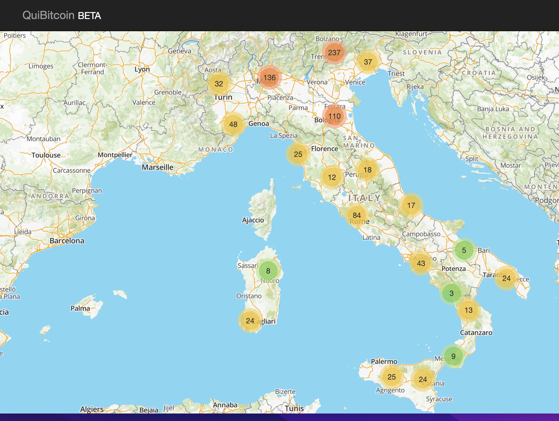 I pagamenti in bitcoin in Italia