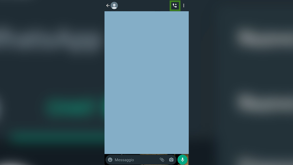 Una conversazione WhatsApp
