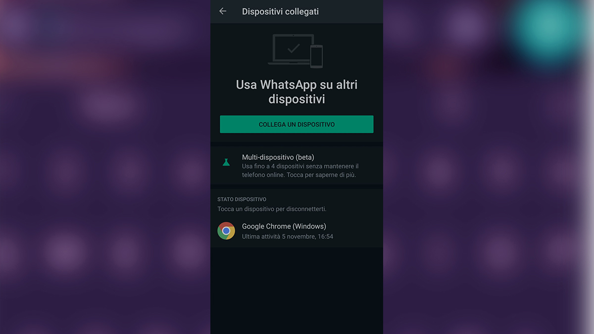 Tutti i dispositivi connessi