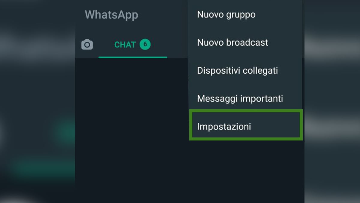 Aprire le «Impostazioni»
