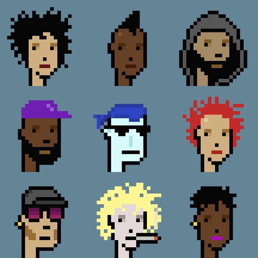 Serie da 9 CryptoPunk