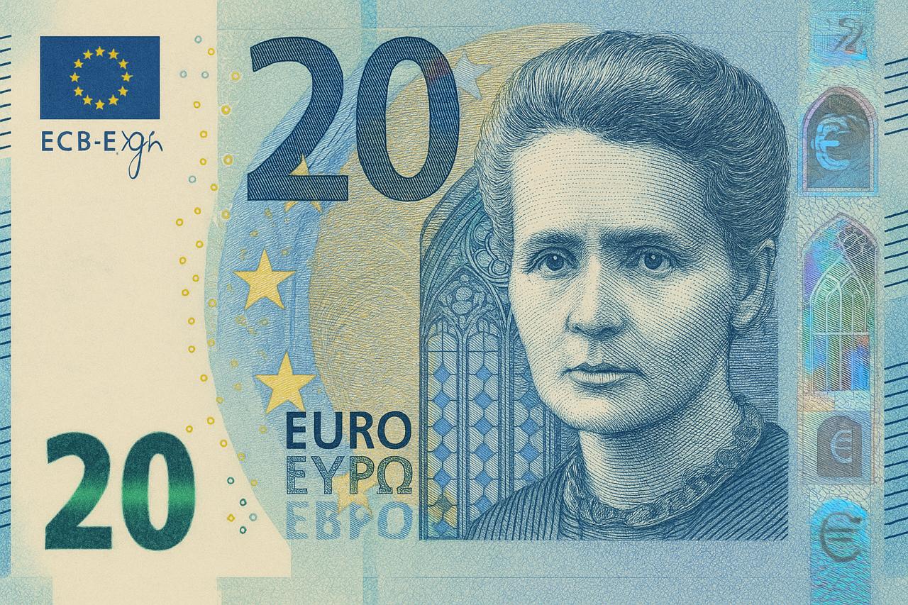 Banconota da 20 euro: Marie Curie