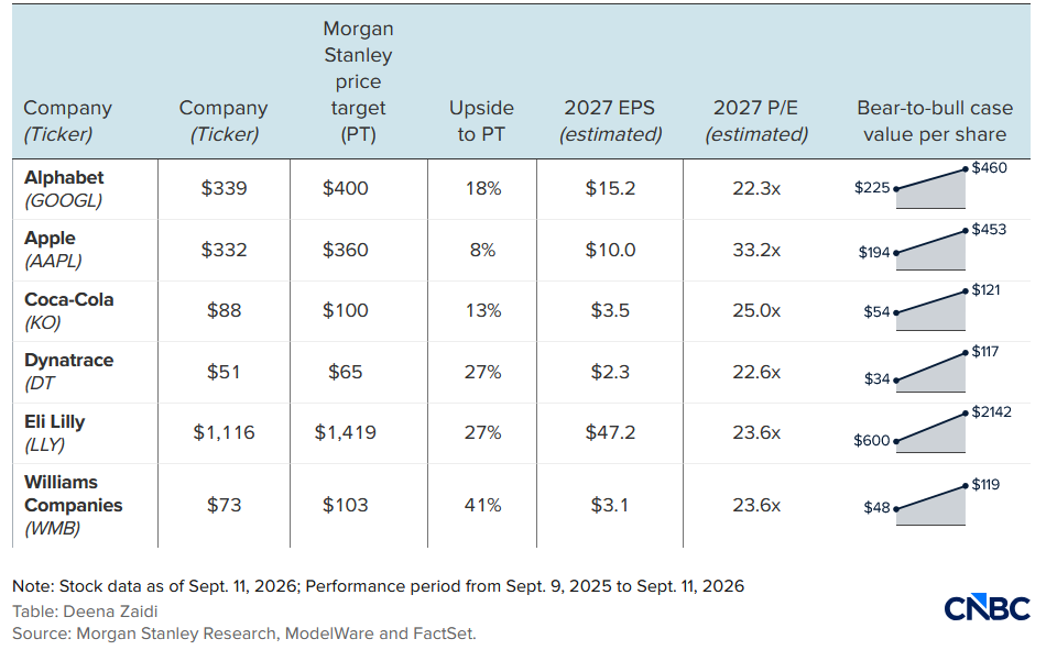 Le new entry della nuova lista Vintage Values di Morgan Stanley per il 2027