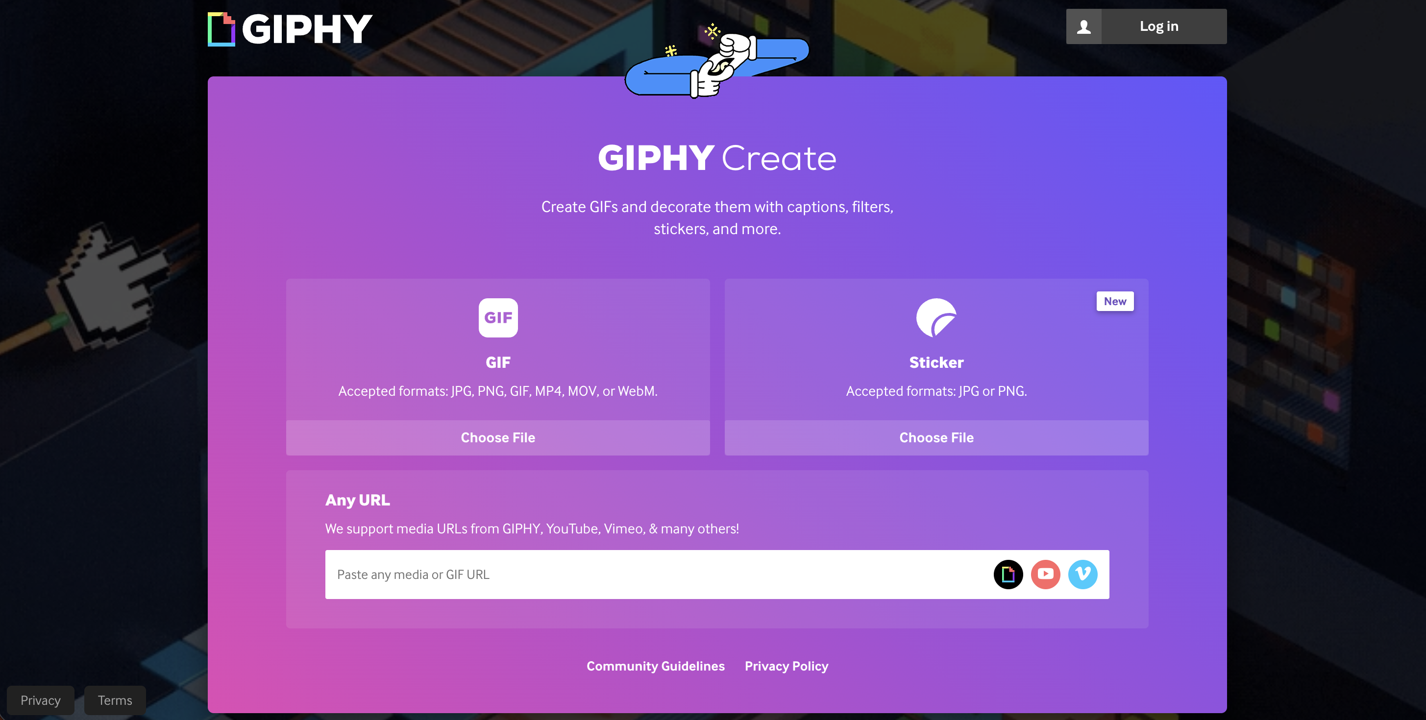 Giphy Create