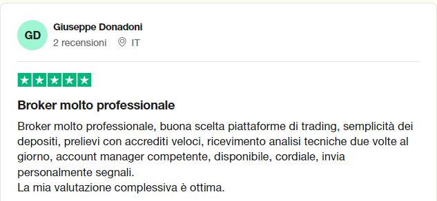 Recensione 8 - verificata Trustpilot