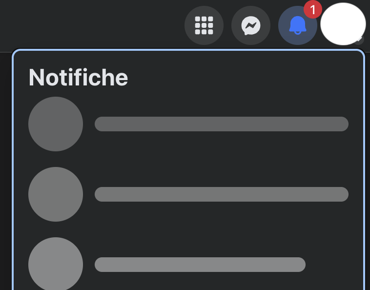 Notifiche di Facebook