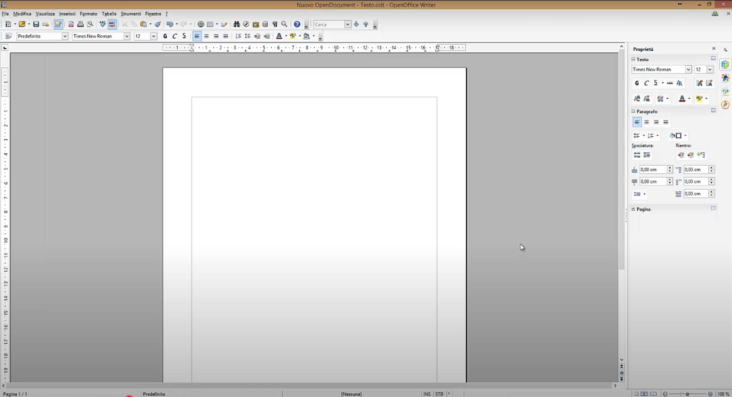 Writer di Open Office