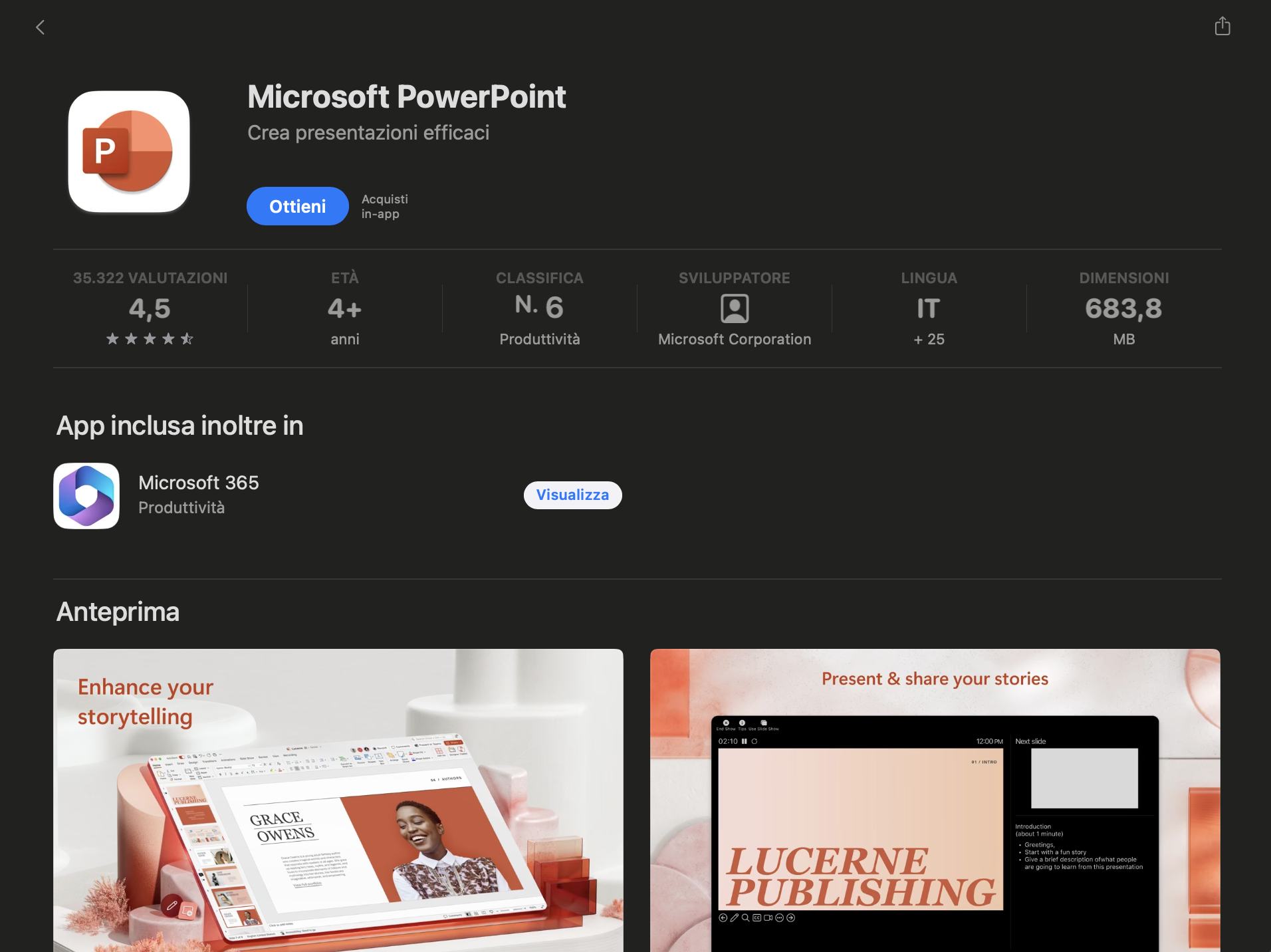 PowerPoint gratis su Mac