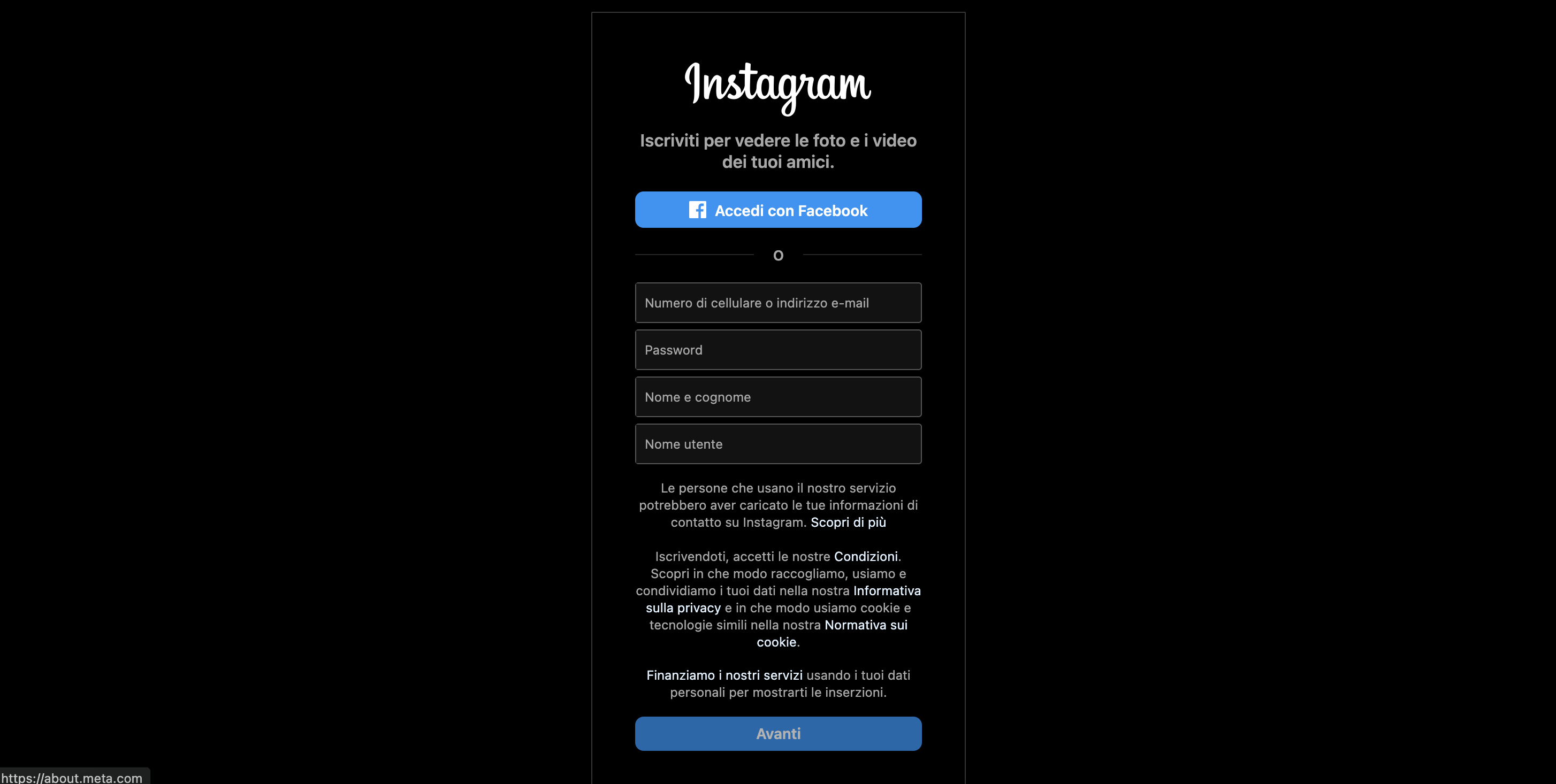 Come creare un profilo Instagram