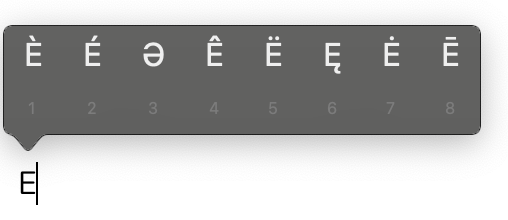 Lettere maiuscole accentate