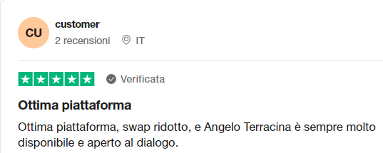 Recensione 10 - verificata Trustpilot